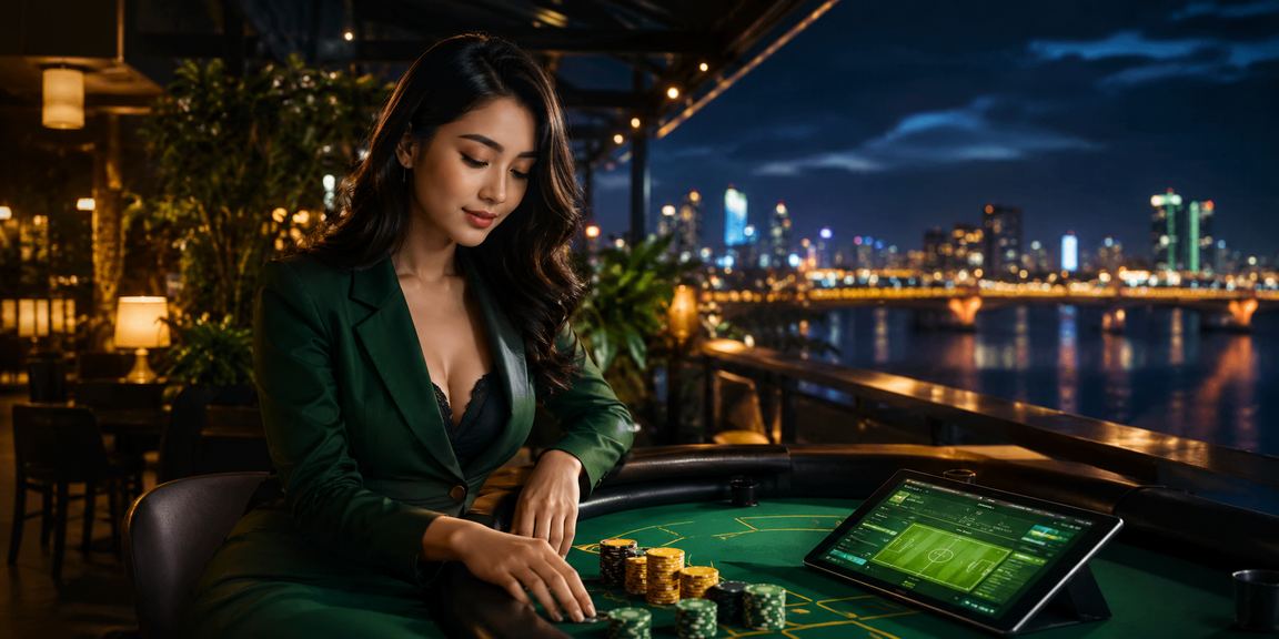 Người dùng Sài Gòn thực hiện giao dịch nạp tiền casino qua điện thoại tại quán cà phê